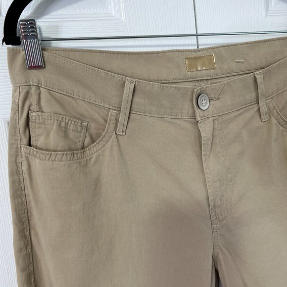 Mother Denim THE DROPOUT On the Island Khaki Pants Size 28 - Picture 11 of 11